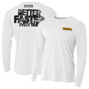Better Faster Long Sleeve Tee in White