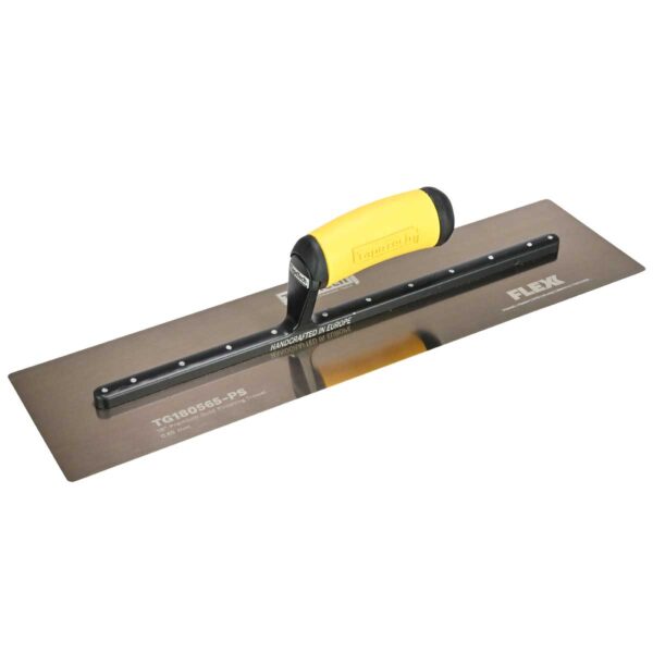18″ x 5″ Premium Gold Stainless Steel Finishing Trowel – ProSoft