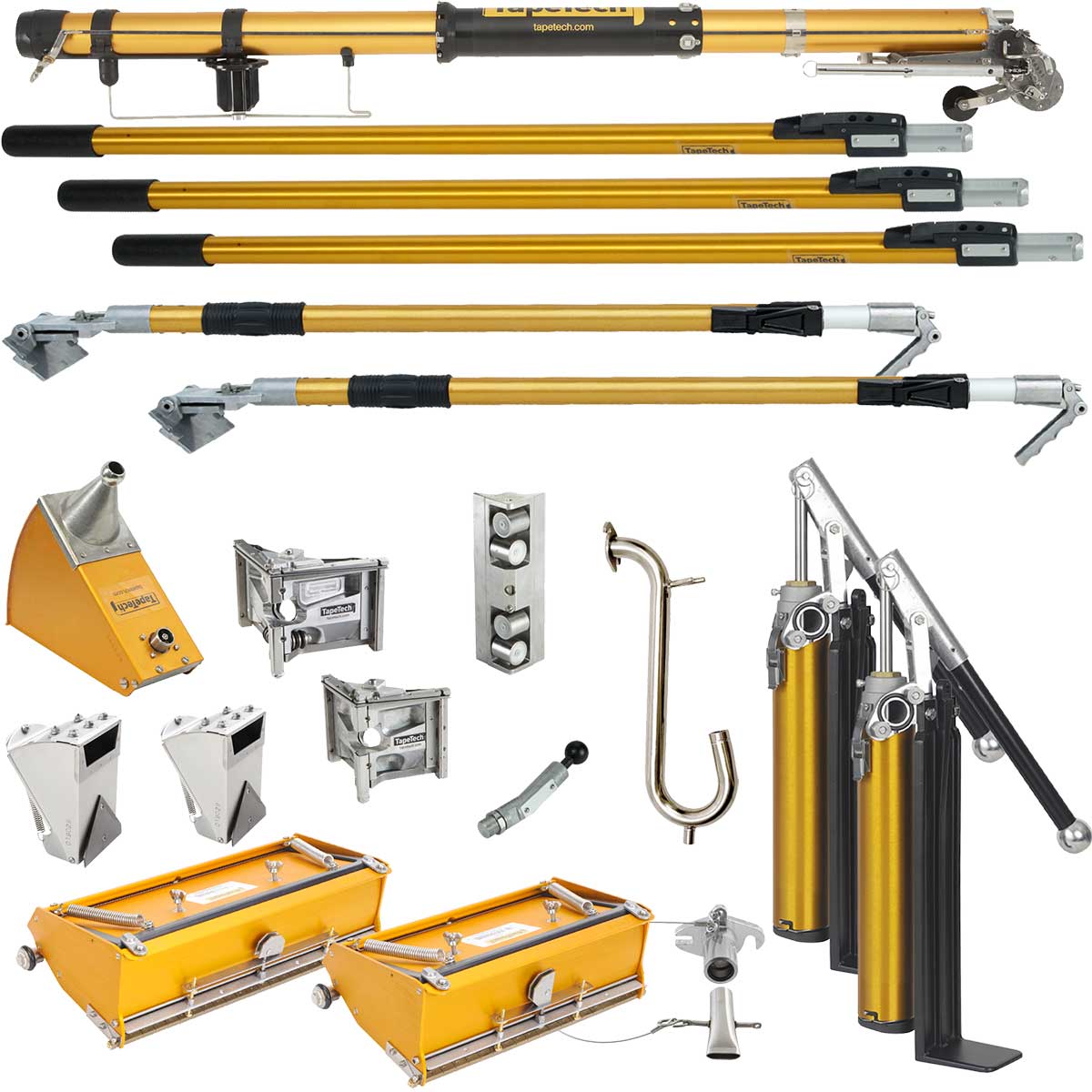 【TapeTech】 テープテック Tool 自動 テーパー パテ ツール Pro Performance Set TTPPS - TapeTech Tool Company